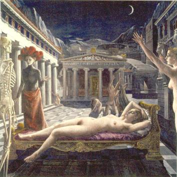 Paul Delvaux: Venus dormida