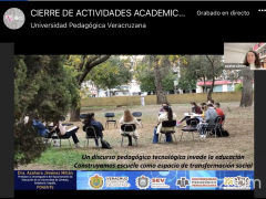 Ponencia inaugural en la Clausura de los programas de Diplomado de la Universidad Pedagógica Veracruzana 2023-2024 (3 febrero 2024)