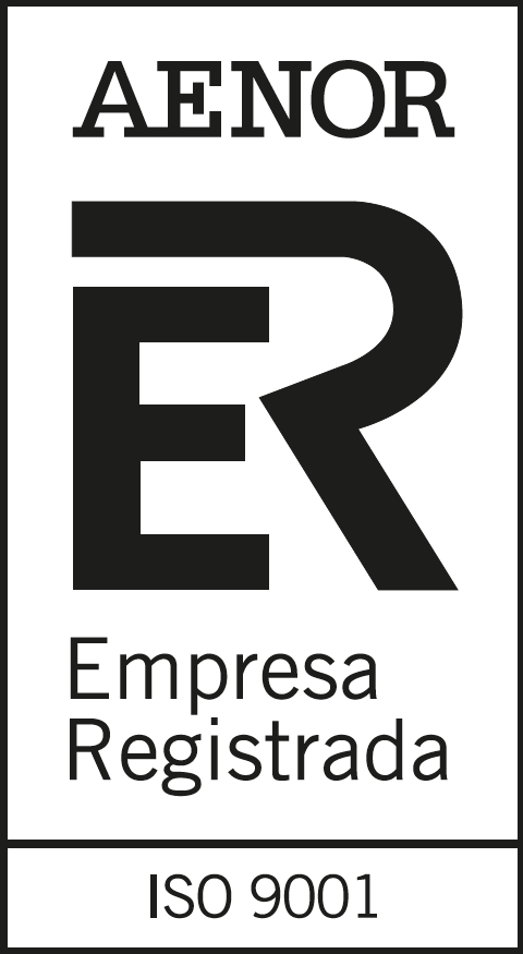 Logo AENOR empresa blanco