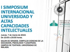 Ponencia invitada en Simposium Internacional (Málaga, 7 marzo 2019)