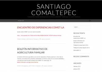Comaltepec creates the website of its community