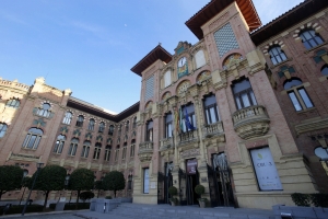 Imagen de la fachada principal del Rectorado de la Universidad de Córdoba. 