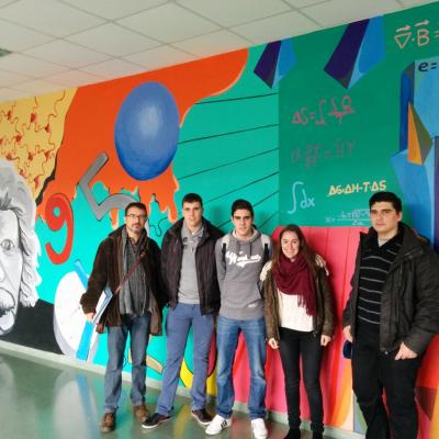 4 de febrero de 2015, visita de los alumnos de 2º curso de Bachillerato del I.E.S. Las Jaras de Villanueva de Córdoba