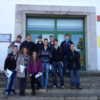 19 de Diciembre de 2014,  alumnos de 2º de Bachillerato del I.E.S. Gran Capitán de Córdoba