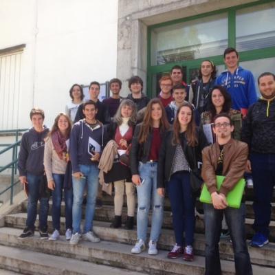 15 de abril de 2016: visita de los alumnos de bachillerato del I.E.S. López Neyra de Córdoba