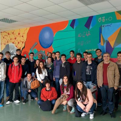 14 de enero de 2016, visita de los alumnos de bachillerato  de los I.E.S. Gran Capitán de Córdoba y Aljanadic de Posadas