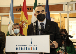 Alfonso Zamorano, vicerrector Acceso y Programas de Movilidad de la UCO, durante la inauguración.