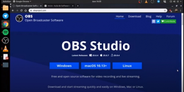 El Aula de Software Libre publica un  tutorial sobre cómo grabar vídeos para teledocencia usando OBS Studio