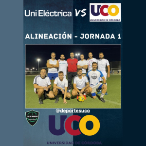 El Equipo de Fútbol 7 de personal de la UCO debuta en la Liga de Empresas