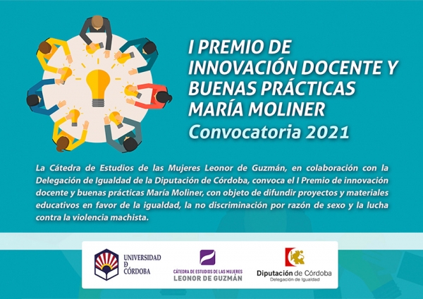 La UCO y la Diputación de Córdoba convocan el I Premio de innovación docente y buenas prácticas María Moliner