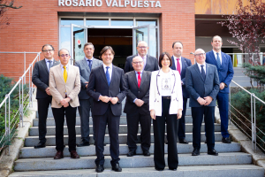 Los rectores andaluces con la ministra Morant.