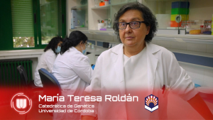 La catedrática María Teresa Roldán durante su intervención en Universo Sostenible