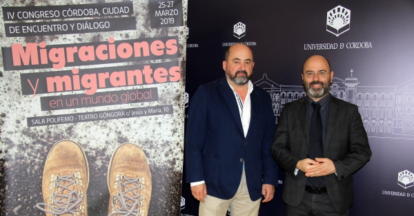 De izquierda a derecha, Manuel Torres y Luis Medina, en la presentación del congreso