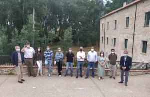 Foto de familia de participantes en la jornada final del Grupo Operativo Cereal Agua