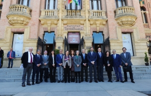 Rectores y Rectoras de las Universidades Públicas de Andalucía con el consejero de Economía, Conocimiento, Empresas y Universidad