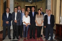 Primera reunin del rector con los decanos y directores 