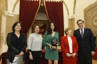 Mónica García Prieto recibe el IX Premio Internacional de Periodismo Julio Anguita Parrado