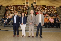 La comunidad universitaria se vuelca con la visita del profesor Jean-Marie Lehn a la Universidad de Córdoba