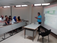 El profesor Hassan El Bari de la Universidad Ibn Tofail de Kenitra (Marruecos) imparte formación en la UCO