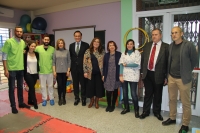 El rector  y la delegada de Igualdad visitan el Centro de Atencin Infantil Temprana que gestiona la UCO