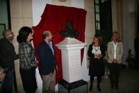 Una rplica del busto de Pedro Lpez de Alba presidir de nuevo el patio del IES 