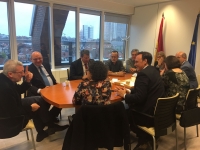 El rector de la UCO preside en Bruselas las reuniones del Comité Ejecutivo de I+D+i con representantes de instituciones europeas