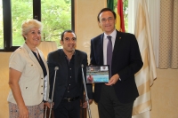 Agradecimiento del nadador paralímpico Miguel Martínez a la Universidad de Córdoba