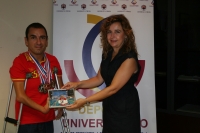 Agradecimiento del nadador Martinez Tajuelo a la UCO
