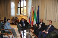Visita institucional del embajador de Eslovaquia en España