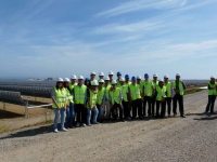 Alumnos de la Politécnica de Córdoba visitan la central termo solar 