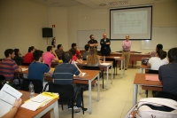 Se presenta a los estudiantes el proyecto UNIPimus que conecta a los Erasmus de la UCO con las Pymes