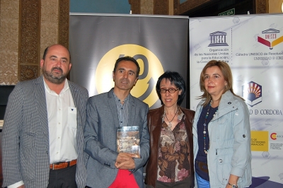 Manuel Torres, Octavio Salazar, Amelia Sanchís y Rosario Mérida en la presentación del libro