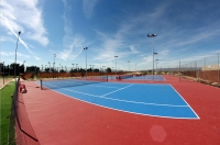 Pista de tenis del Campus de Rabanales