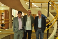 Raúl Cordero, Alejandro Ruiz-Huerta y Horacio Roldán