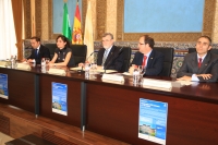 De izq. a dcha. Francisco Bellido, Pilar Dorado, Jose Manuel Roldán, Francisco Javier Vázquez y Antonio Moreno