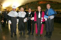 Las Ciencias y las Letras se unen en la investidura de Vaudry y Alvar como honoris causa