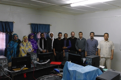 Participantes en uno de los cursos impartidos por el Grupo rupo de Cooperación de las TICs 