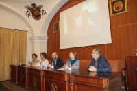 De izqda. a dcha. Antonia Navarro, María Martínez-Atienza, Luis Medina Canalejo, María Rosal y José Álvarez.