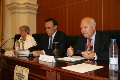 Mara Jos Porro, Jos Carlos Gmez y Miguel ngel Moratinos