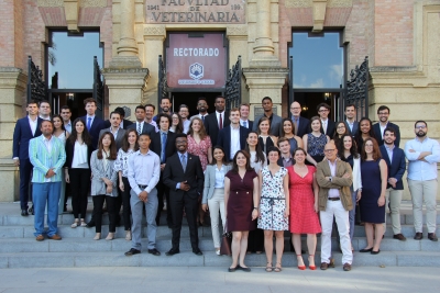 Foto de familia de los participantes en el  International Consulting Program VCU-UCO 2018