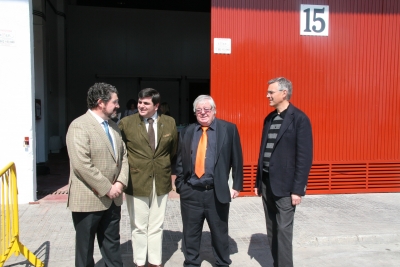  DE izq a dcha :Antonio Carbonell, Juan Luis Martínez, Enrique Aguilar y Juan Capó