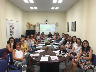 Imagen de la reunión mantenida por integrantes del proyecto Infa-Ciencia.