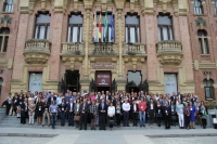 Foto de familia de participantes en la Conferencia de directores de Escuelas de Doctorado