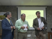 De izq. a dcha Miguel Moreno, Pablo García y Juan Carranza