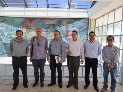 Coordinadores del Proyecto, el Director de la Facultad de Agronomía y varios Profesores más de la Universidad de Sinaloa
