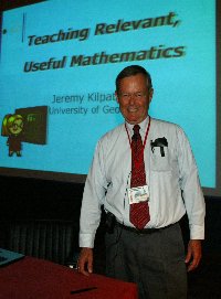 Jeremy Kilpatrick defiende el 'beneficio intelectual' de la enseñanza de las matemáticas