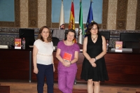 De izquierda a derecha, María Rosal, Laura Freixas y Mª Ángeles Hermosilla