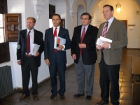 De izq a dcha, José Luis Ramos, Ricardo Delgado, Bartolomé Valle y Eulalio Fernández
