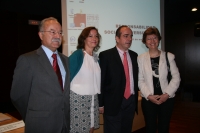 De izq. a dcha. Manuel Morón, Anabel Carrillo, Francisco Trigueros y Julia Angulo