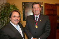 El vicepresidente de Uruguay visita la UCO para profundizar en las relaciones de colaboración existentes